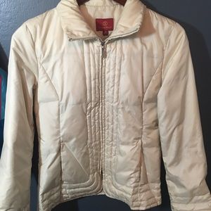 Coke Haan winter cream jacket